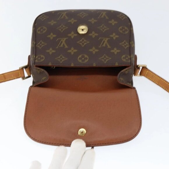 LOUIS VUITTON Monogram Saint Cloud MM Shoulder Bag M51243 LV Auth 149178 - Picture 10 of 16